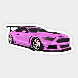 MUSTANG WIDEBODY VIOLET Sticker